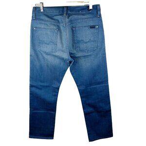 7 For All Mankind 7FAMK Jeans The Straight Mens Size 30 x 28 Denim Blue
